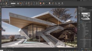 logiciels pro de 3d architecture
