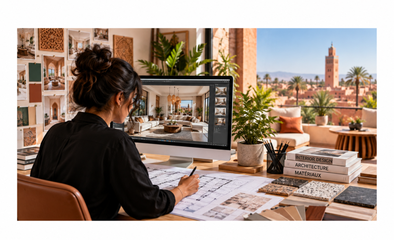 Design d’intérieur à Marrakech – emploi et carrière